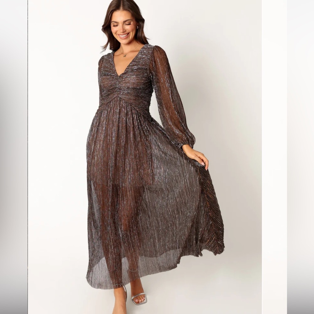 Petal and Pup - Lustre long sleeve midi dress